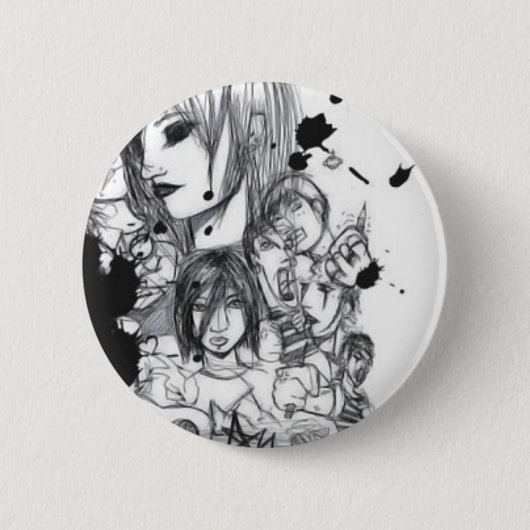 caos ronde button 5,7 cm (Voorkant)