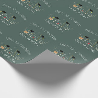 Cap and Cocktail Graduation Party Cadeaupapier