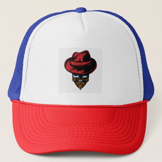 Cap fatsoenlijk ontwerp trucker pet (Voorkant)