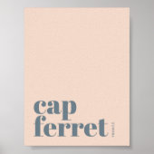 Cap Ferret Frankrijk modern stad Poster (Voorkant)