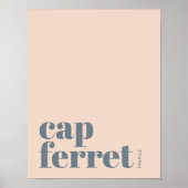 Cap Ferret Frankrijk modern stad Poster (Voorkant)