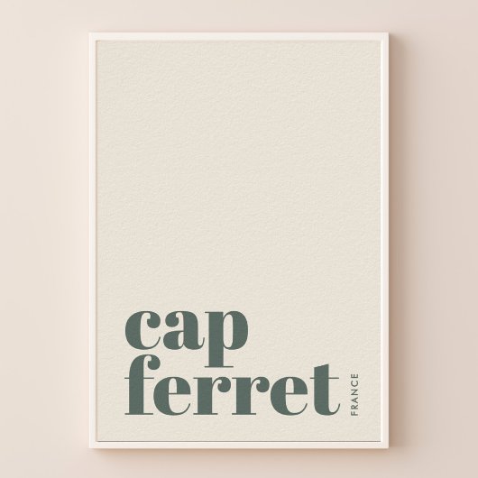 Cap Ferret Frankrijk modern stad Poster