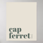 Cap Ferret Frankrijk modern stad Poster (Voorkant)
