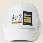 cap happy day father´s trucker pet (Voorkant)