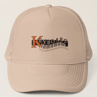 cap - hat " Keyboard" print Trucker Pet