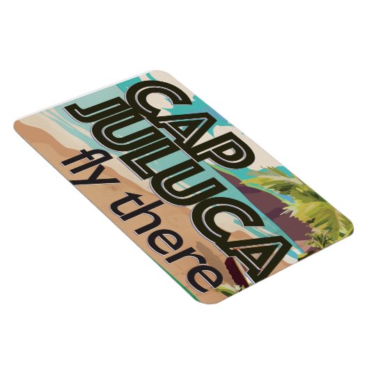 Cap Juluca Anguilla Oude vakantieposter Magneet (Rechterzijde)