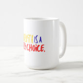 Cap – Modern Minimalist Inspirational Headwear Koffiemok (Voorkant rechts)