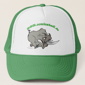 Cap wütendes Nashorn Trucker Pet
