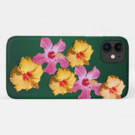 Capa de celular flores de Hibisco Case-Mate iPhone Case (Achterkant (horizontaal))