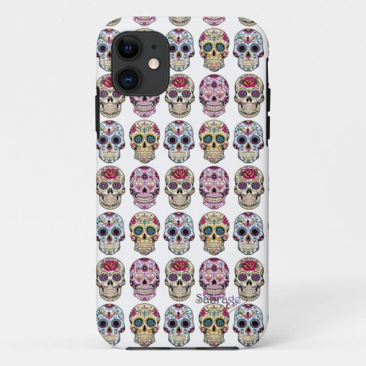 Capa de celular Iphone 5 Skull by Sabrage Case-Mate iPhone Case (Achterkant)