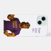 Capa De Iphone 15 Saint John FC. Case (Achterkant horizontaal)