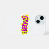 Capa iPhone Branca Stylesh Personalizada 15 Case (Achterkant horizontaal)