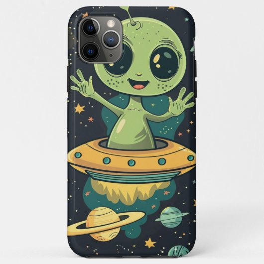 capa iphone GREEN ALIEN Case-Mate iPhone Case (Achterkant)