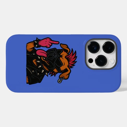 CAPA PARA CELULAR CACHORRO LOUCO Case-Mate iPhone CASE (Achterkant (horizontaal))
