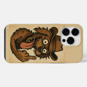 CAPA PARA CELULAR CACHORRO LOUCO iPhone HOESJE (Achterkant horizontaal)