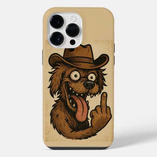 CAPA PARA CELULAR CACHORRO LOUCO iPhone HOESJE (Achterkant)