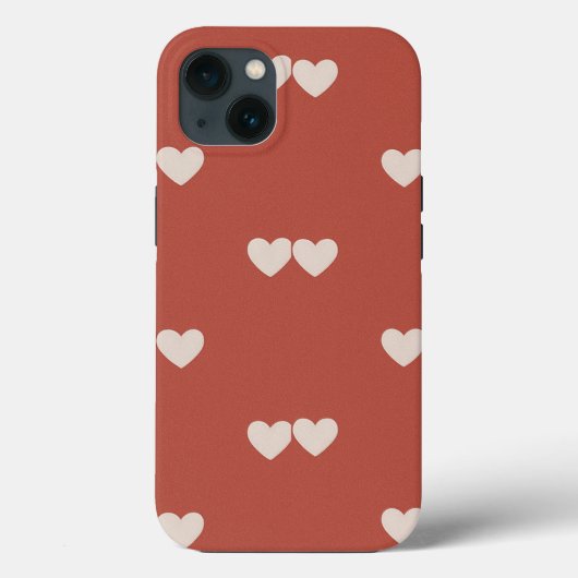 CAPA PARA CELULAR EM DESIGN DE CORAÇÃO  Case-Mate iPhone CASE (Achterkant)