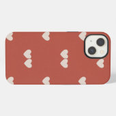 CAPA PARA CELULAR EM DESIGN DE CORAÇÃO iPhone HOESJE (Achterkant horizontaal)