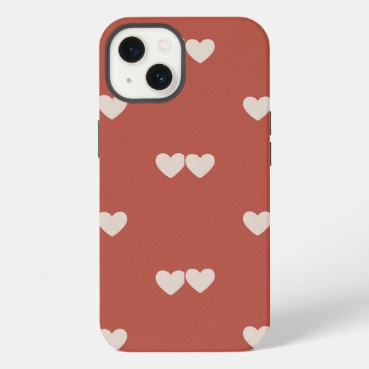 CAPA PARA CELULAR EM DESIGN DE CORAÇÃO iPhone HOESJE (Achterkant)