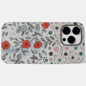 Capa para celular florais artístico  Case-Mate iPhone case (Achterkant (horizontaal))