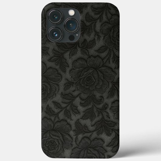 CAPA PARA CELULAR Renda floral em preto desing Case-Mate iPhone Case (Achterkant)