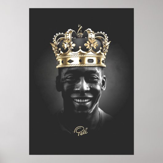 Capa Para iPhone Cartão Postal Camiseta King Pelé Poster (Voorkant)