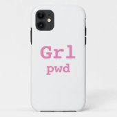 Capa para iphone Grl pwd Case-Mate iPhone Case (Achterkant)