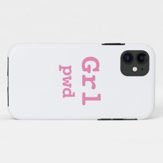 Capa para iphone Grl pwd Case-Mate iPhone Case (Achterkant (horizontaal))