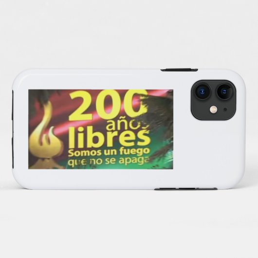 Capa para Iphone La Paz 200 años libres Case-Mate iPhone Case (Achterkant (horizontaal))