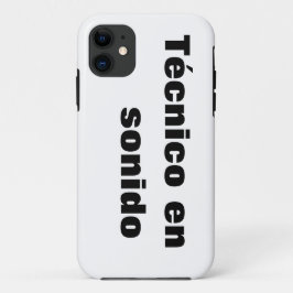 Capa para iphone técnico en sonido Case-Mate iPhone case