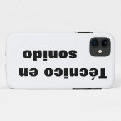 Capa para iphone técnico en sonido Case-Mate iPhone case (Achterkant (horizontaal))