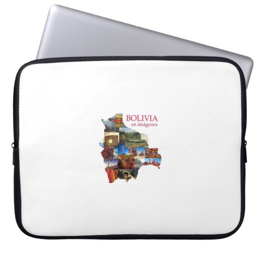 Capa para laptop Bolivia en afbeeldingen Sleeve (Voorkant)