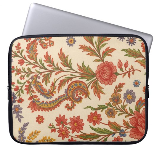 Capa para laptop Flores de Zínnia em artes Sleeve (Voorkant)