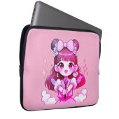 capa para laptop garota kpop cantora desenho laptop sleeve (Voorkant Rechts)