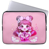 capa para laptop garota kpop cantora desenho laptop sleeve (Voorkant)