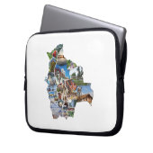 Capa para laptop recuerdo de Bolivia Laptop Sleeve (Voorkant Links)