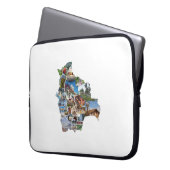 Capa para laptop recuerdo de Bolivia Laptop Sleeve (Voorkant Links)