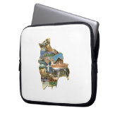 Capa para laptop recuerdo de Bolivia Sleeve (Voorkant Links)