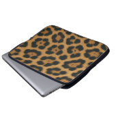 Capa para laptop Textura de Pele de Leopardo Laptop Sleeve (Voorkant onderkant)