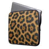 Capa para laptop Textura de Pele de Leopardo Laptop Sleeve (Voorkant Links)