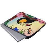 Capa para laptop Tucano e borboletas Laptop Sleeve (Voorkant onderkant)