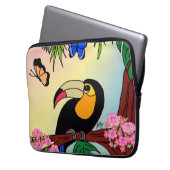 Capa para laptop Tucano e borboletas Laptop Sleeve (Voorkant Links)