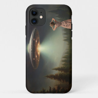 capa ufo alien Case-Mate iPhone case