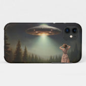 capa ufo alien Case-Mate iPhone case (Achterkant (horizontaal))