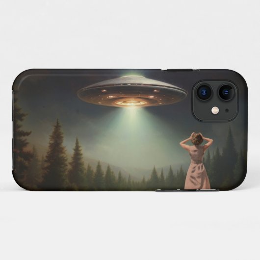 capa ufo alien Case-Mate iPhone case (Achterkant (horizontaal))