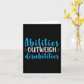 Capabilities overwicht handicaps schattig speciaal kaart (Gele Bloem)