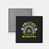 Capabilities Weeghed Disabilities Down Syndrome GI Magneet (Voorkant / Achterkant)