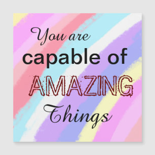 Capable of Amazing Dingen Rainbow Colors Quote