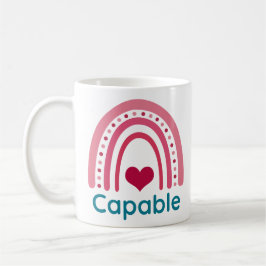 Capable Viva Magenta Boho Rainbow Koffiemok