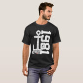 Capaciteit van 41 jaar 1981 verzender 41e verjaard t-shirt (Voorkant volledig)